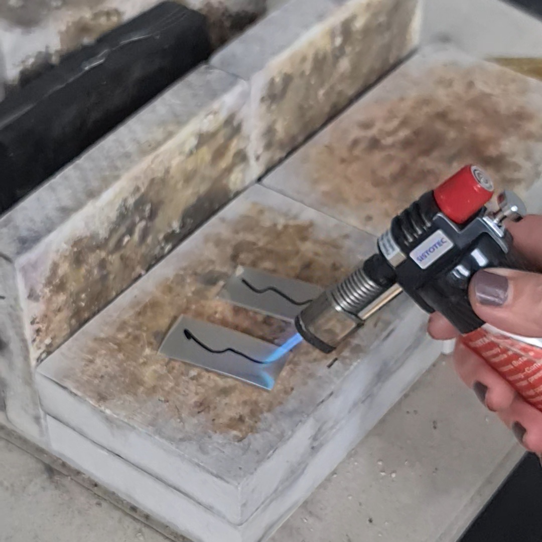 anneal the sheet metal to prepare for texturing